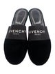 Givenchy Graphic Print Grosgrain Trim Mules