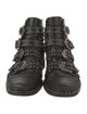 Givenchy Leather Studded Accents Combat Boots