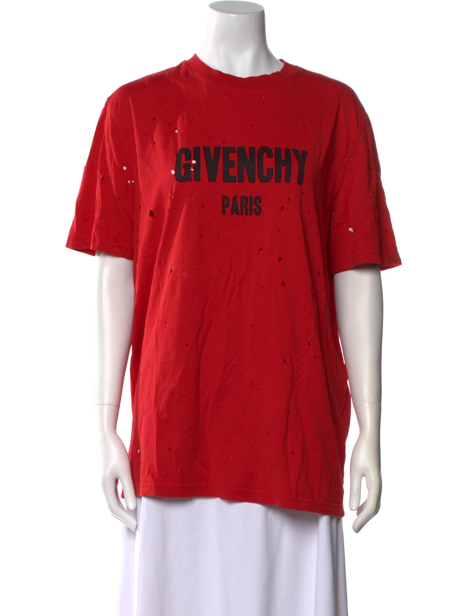 Givenchy Graphic Print Crew Neck T-Shirt