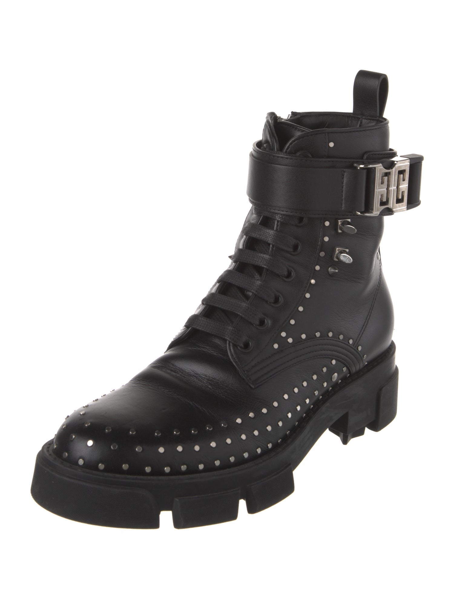 Givenchy Leather Combat Boots