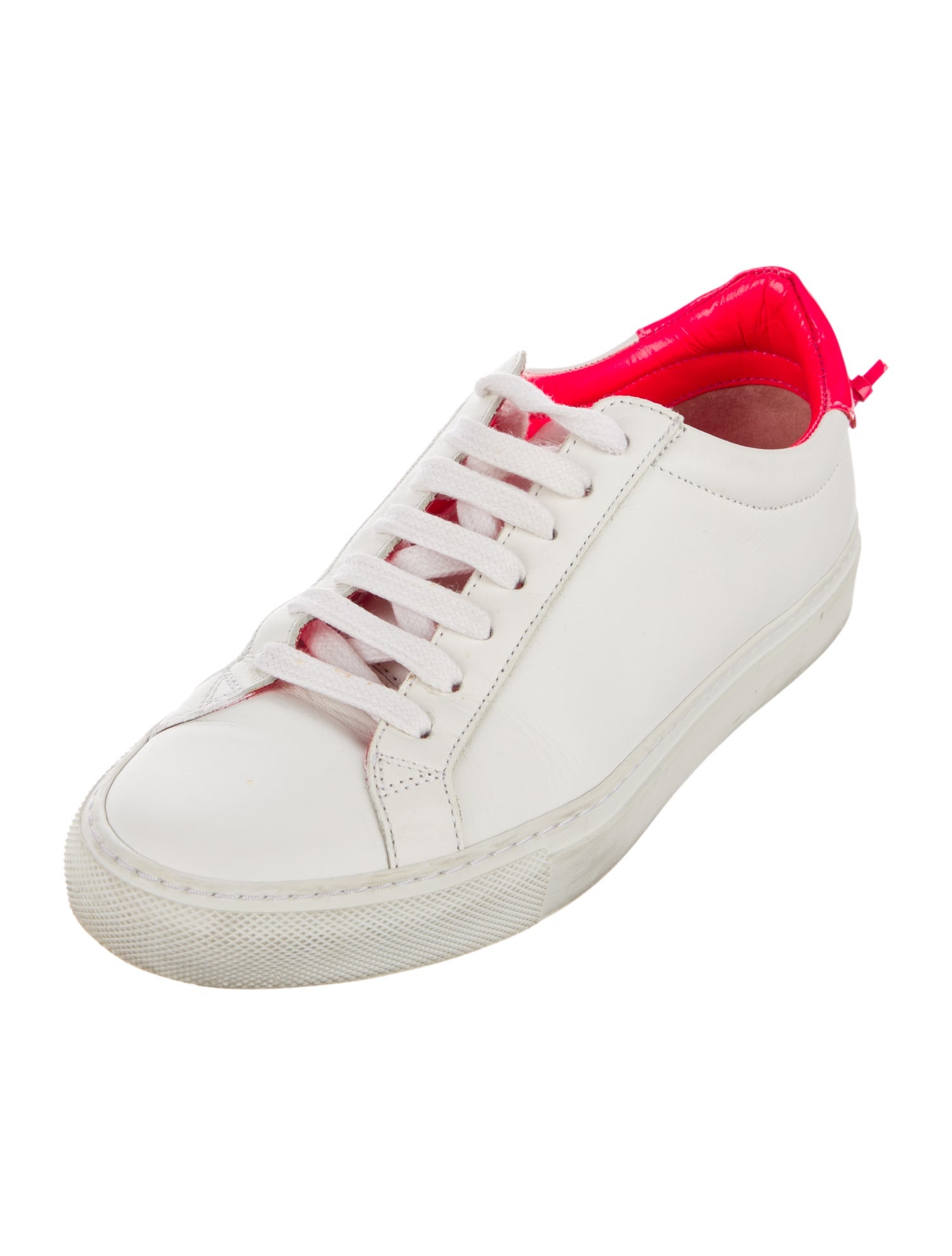 Givenchy Leather Colorblock Pattern Sneakers