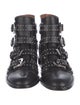 Givenchy Leather Studded Accents Combat Boots