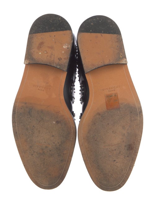 Givenchy Leather Studded Accents Combat Boots