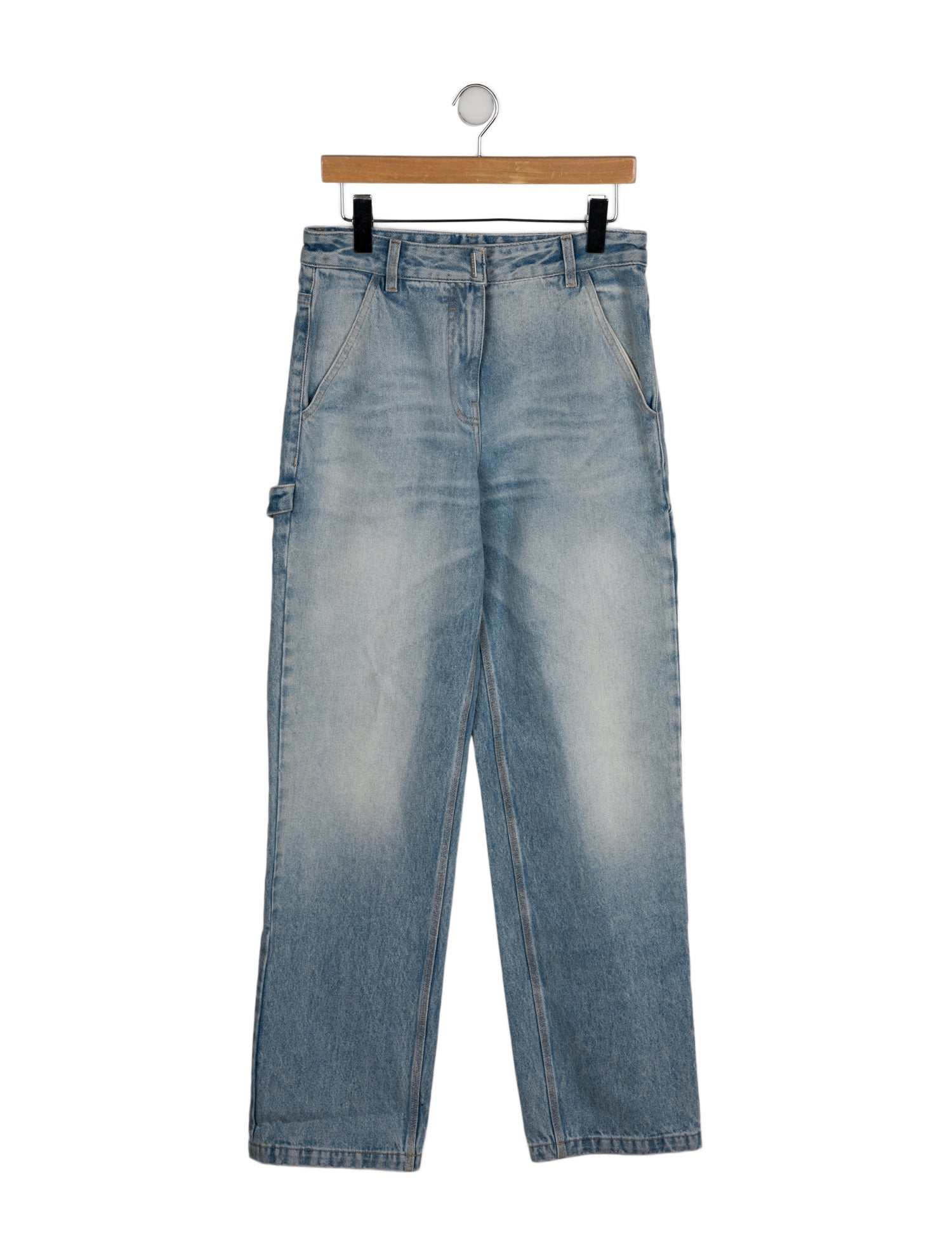 Givenchy High-Rise Wide Leg Jeans