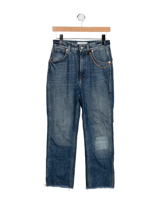 Givenchy High-Rise Straight Leg Jeans