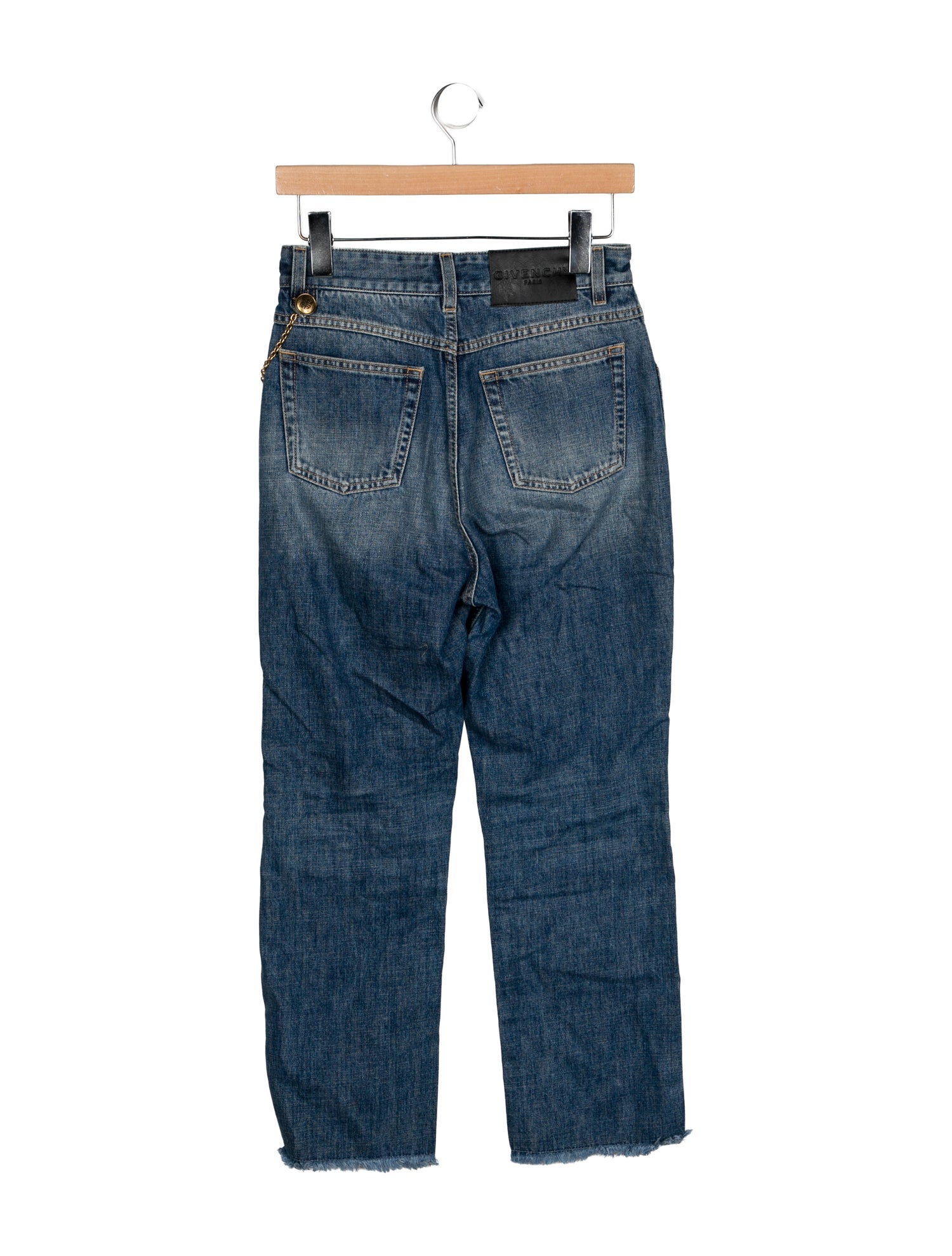 Givenchy High-Rise Straight Leg Jeans