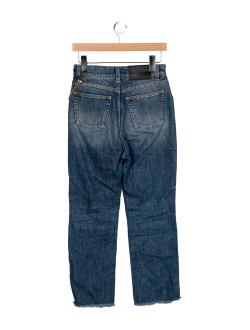 Givenchy High-Rise Straight Leg Jeans