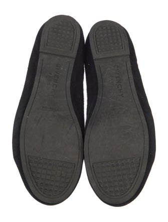 Givenchy Suede Animal Print Ballet Flats
