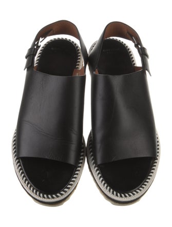 Givenchy Leather Slingback Sandals