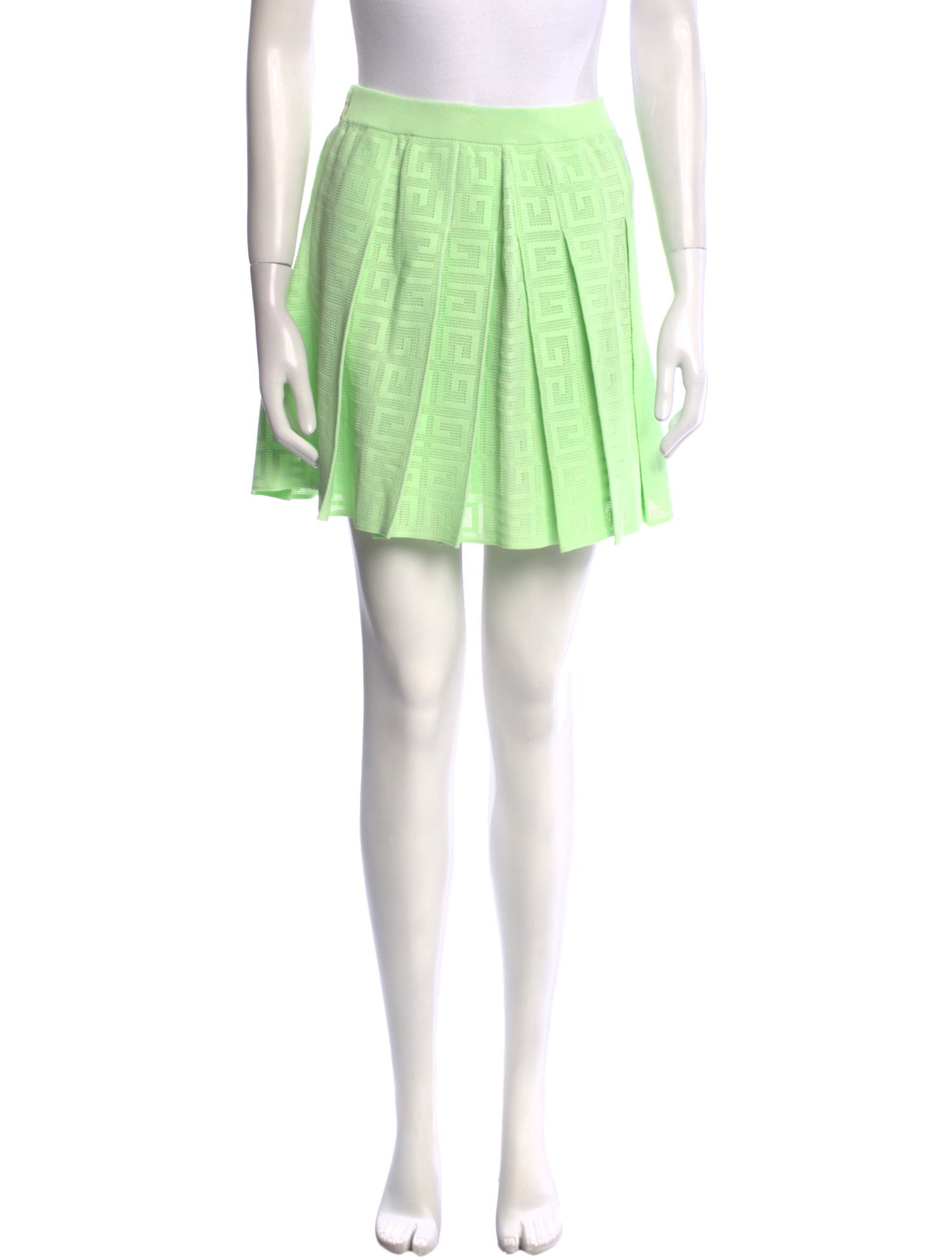 Givenchy Pleated Accents Mini Skirt