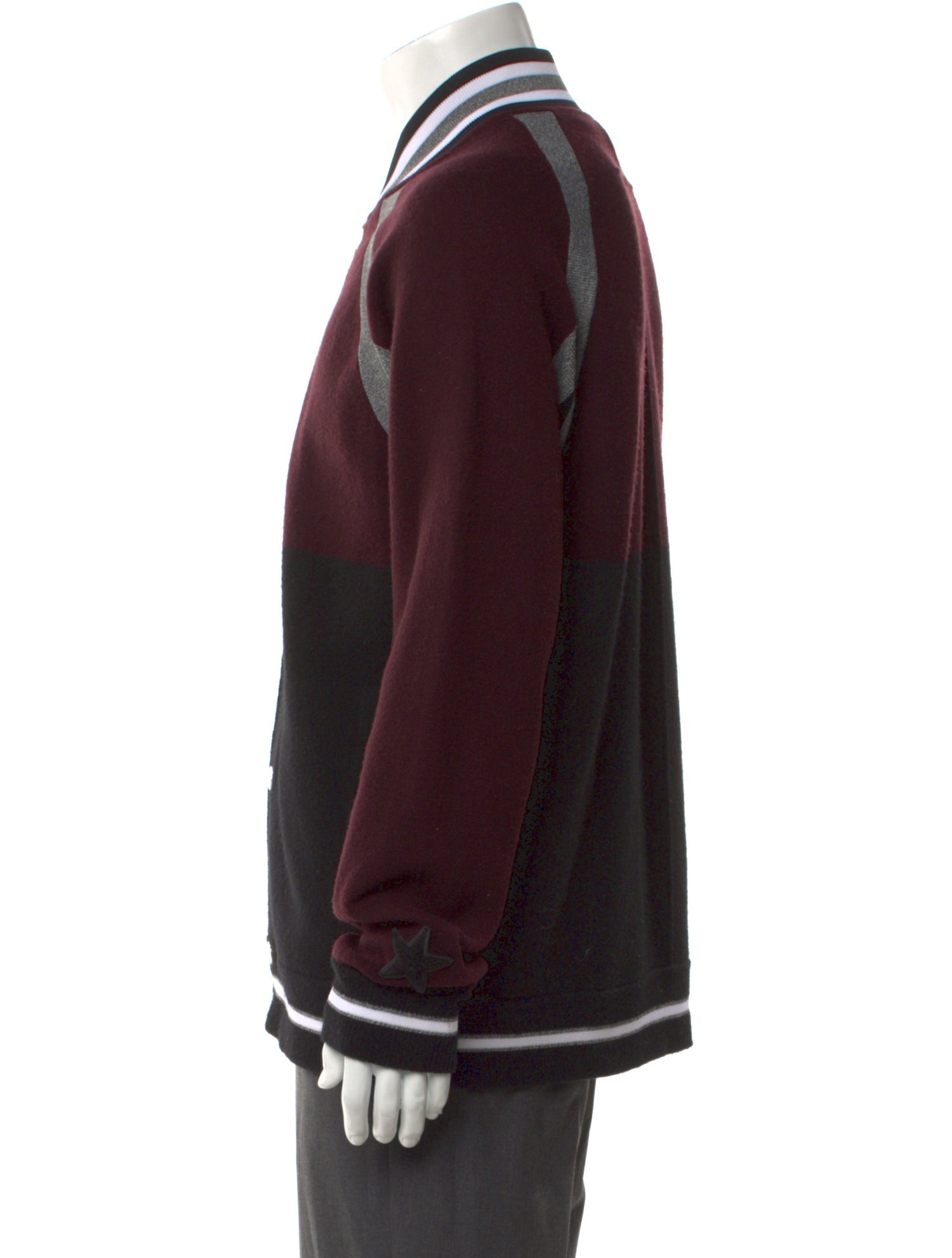 Givenchy Wool Graphic Print Cardigan