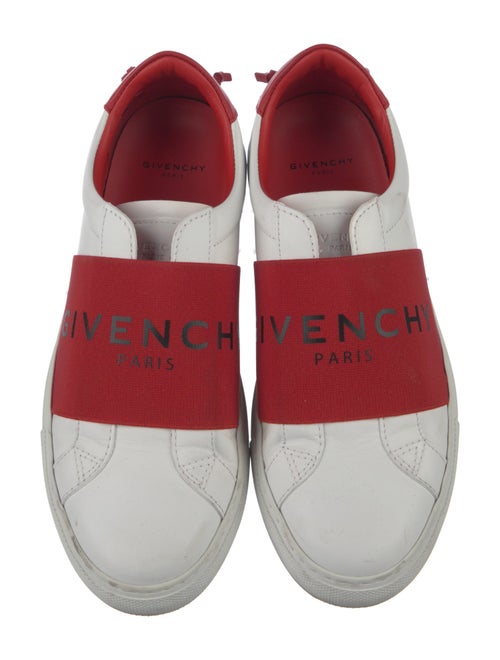 Givenchy Leather Grosgrain Trim Sneakers