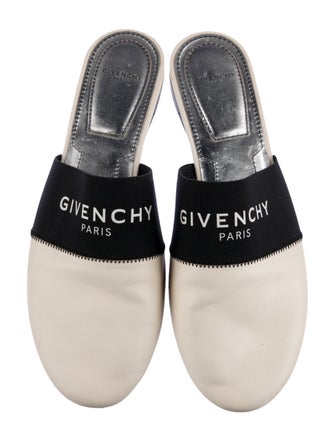 Givenchy Leather Printed Mules