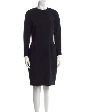 Givenchy Crew Neck Knee-Length Dress