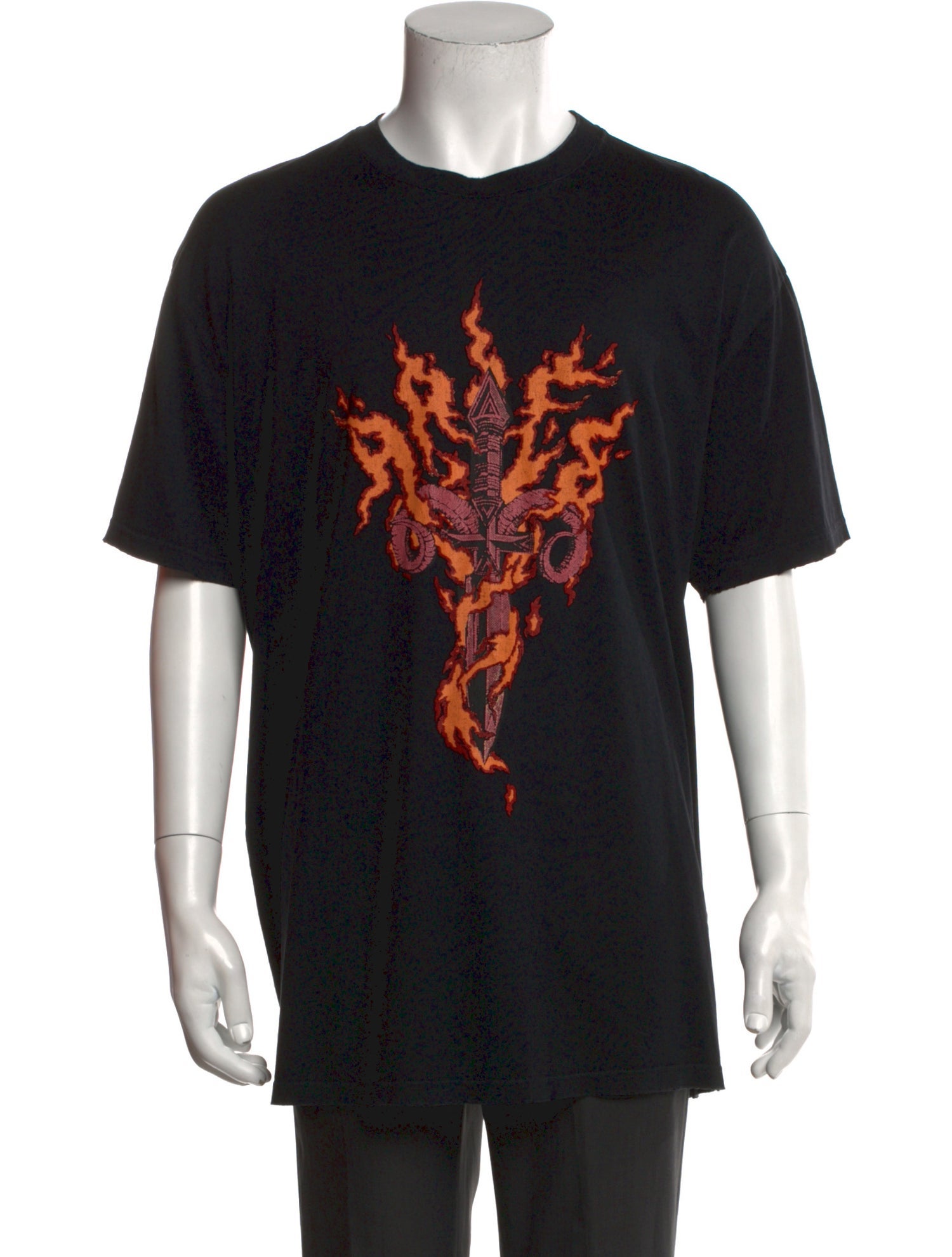 Givenchy Graphic Print Crew Neck T-Shirt