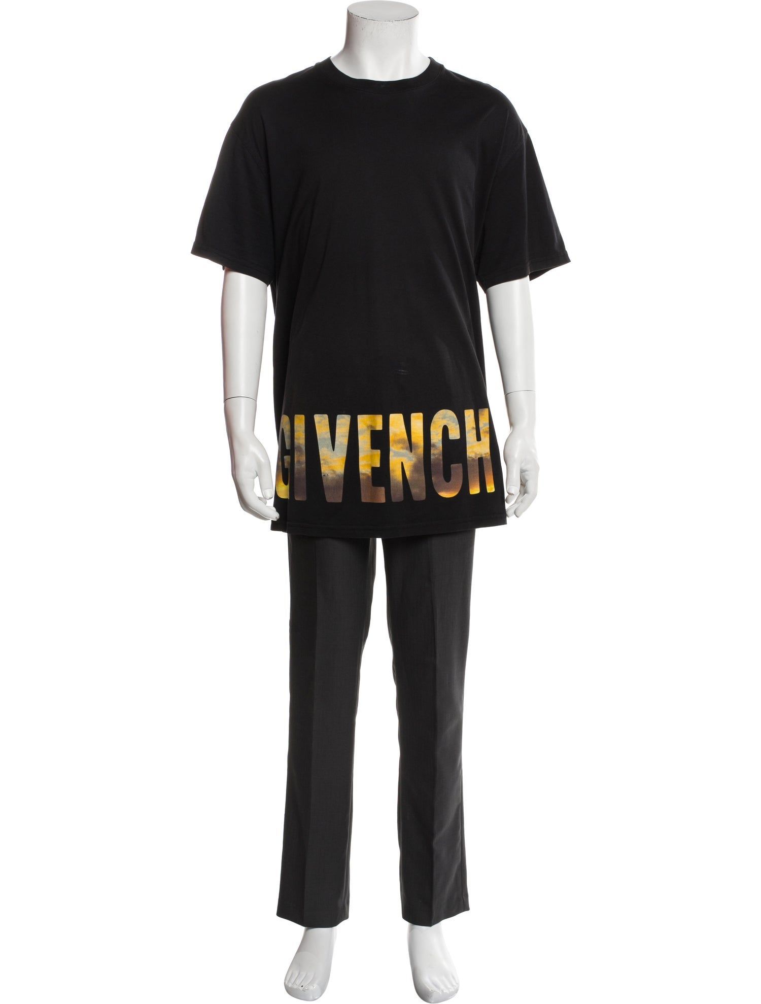 Givenchy Graphic Print Crew Neck T-Shirt