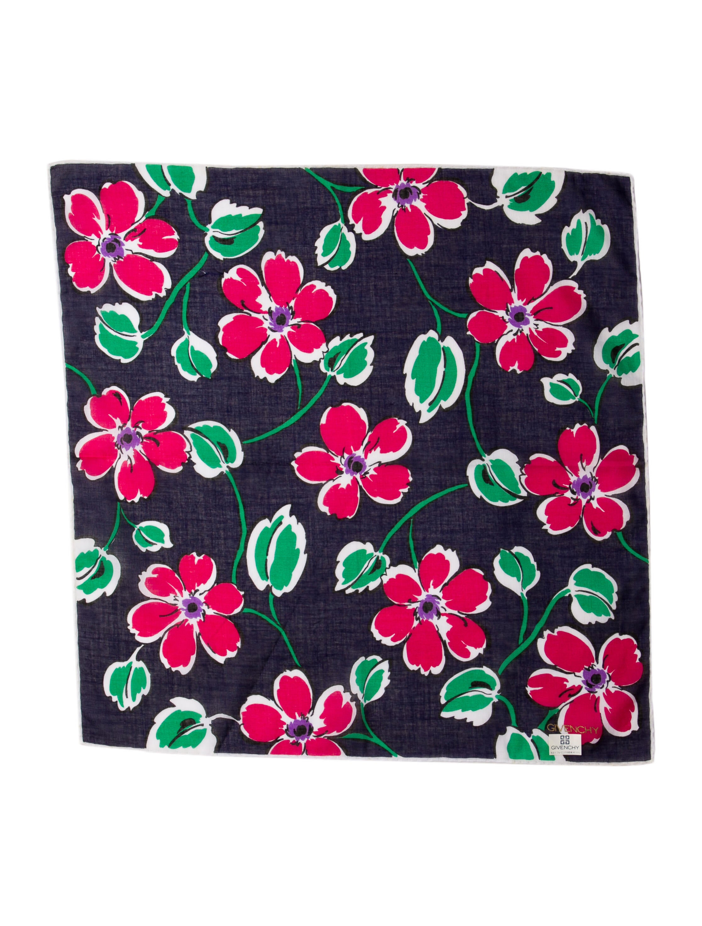 Givenchy Floral Print Bandana