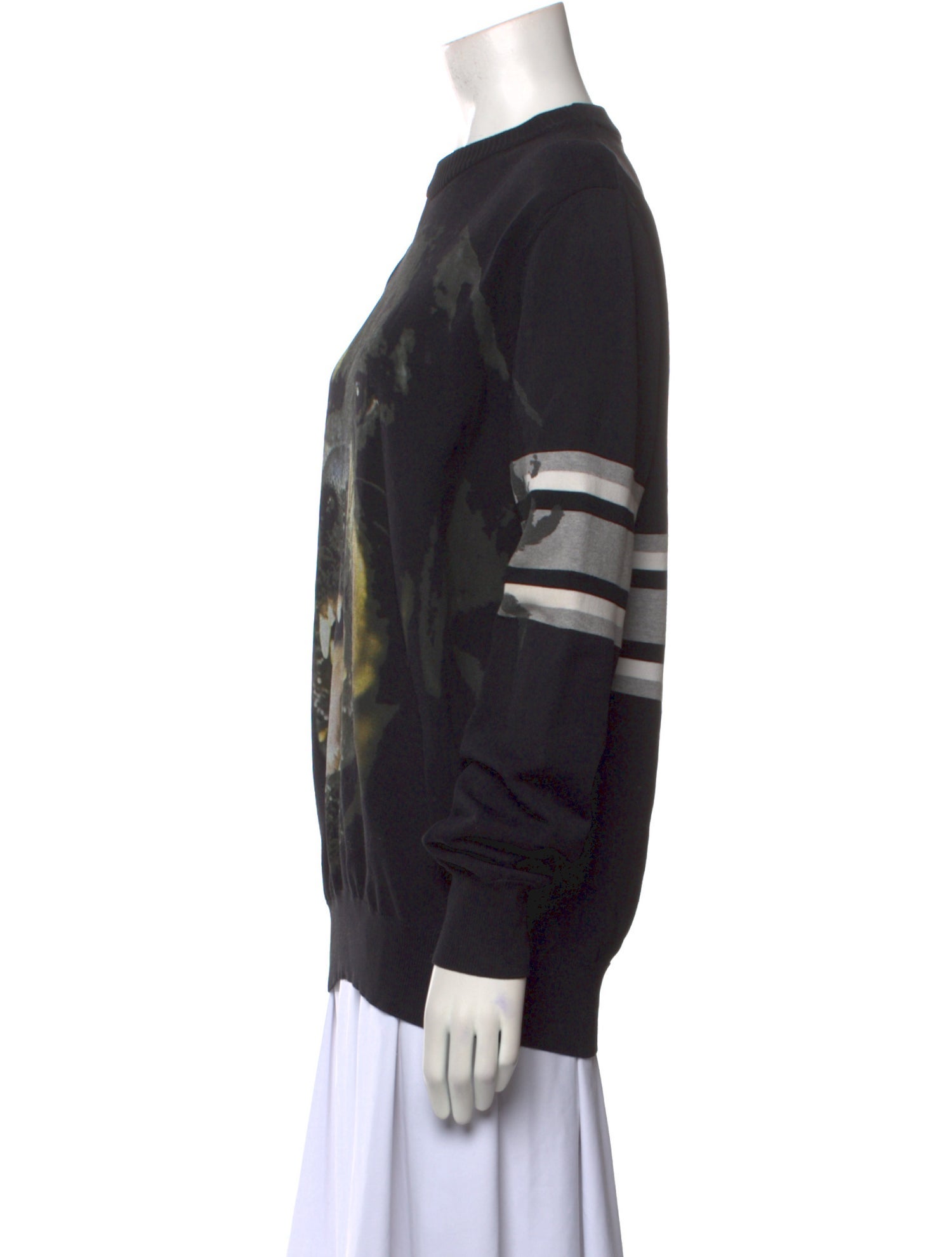 Givenchy Graphic Print Crew Neck Sweatshirt