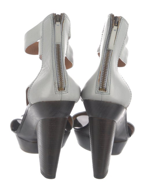 Givenchy Leather Cutout Accent Slingback Sandals