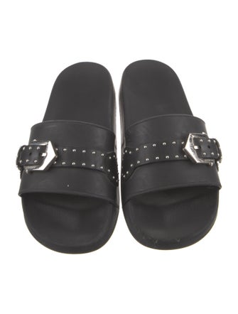 Givenchy Rubber Studded Accents Slides