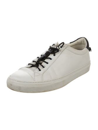 Givenchy Leather Colorblock Pattern Sneakers