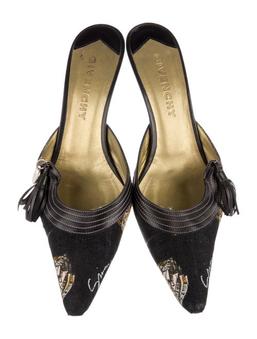 Givenchy Canvas Printed Mules