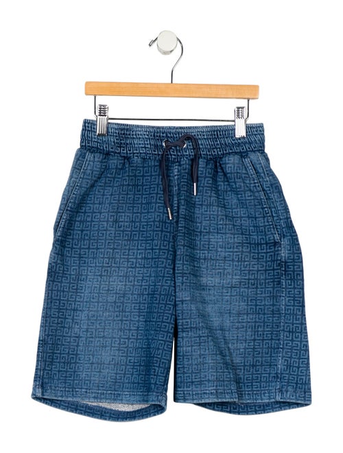 Givenchy Boys Logo Pattern Shorts