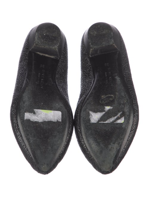 Givenchy Leather Animal Print Ballet Flats