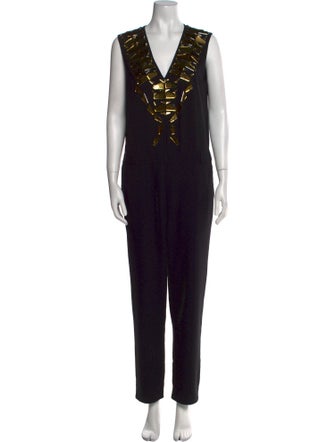 Givenchy V-Neck Jumpsuit