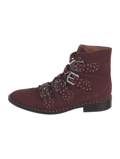 Givenchy Suede Studded Accents Boots