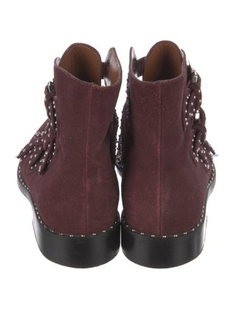 Givenchy Suede Studded Accents Boots