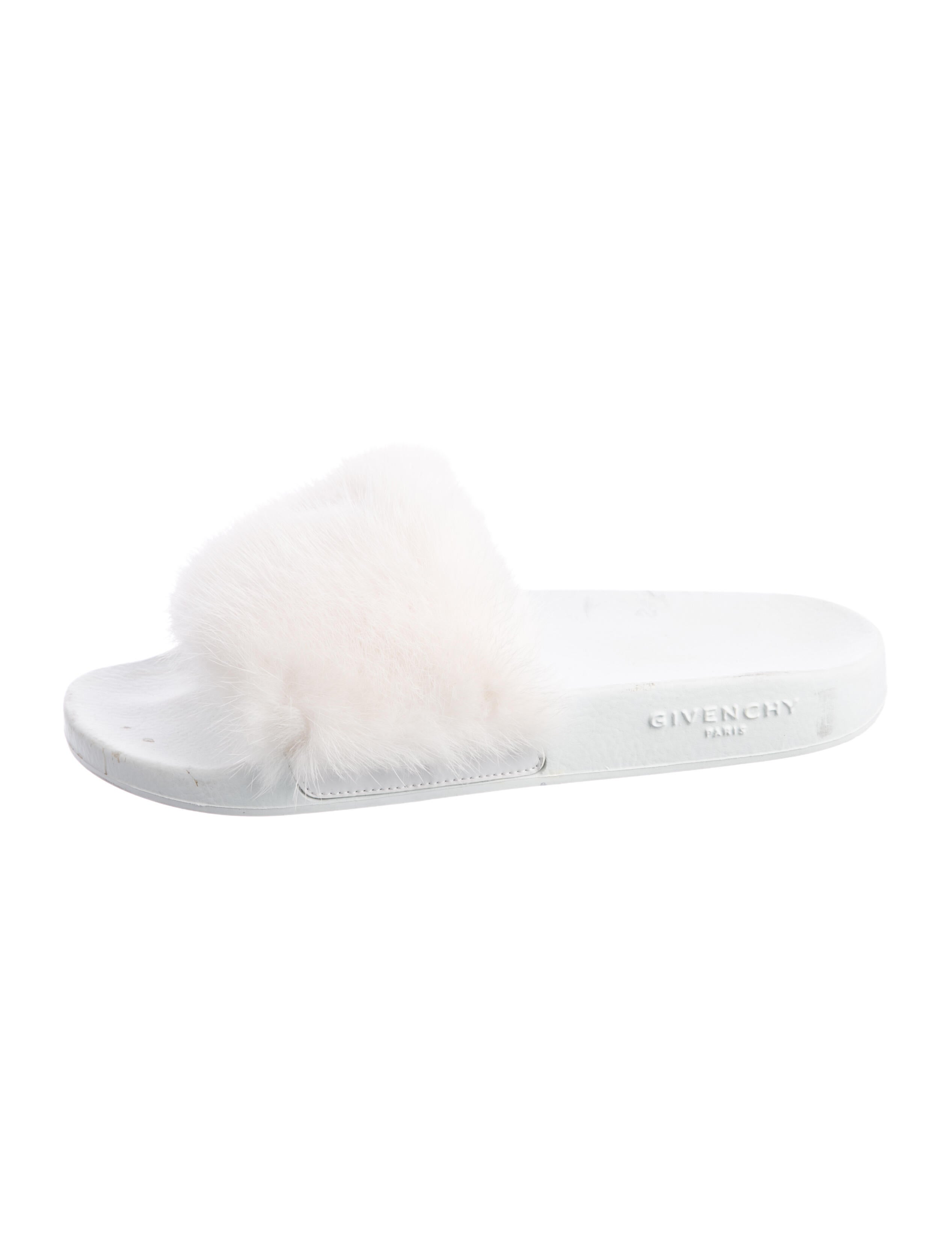 Givenchy Fur Slides