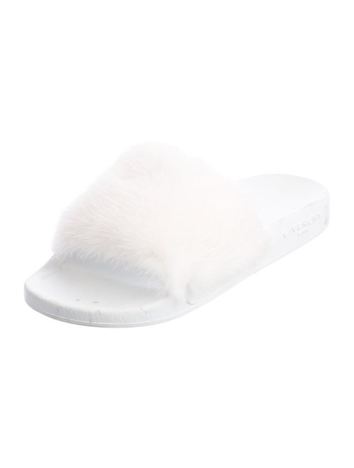 Givenchy Fur Slides