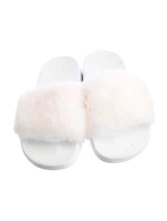 Givenchy Fur Slides
