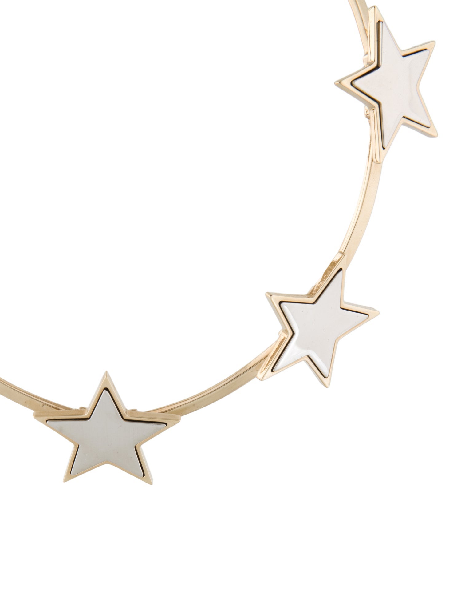 Givenchy Two-Tone Star Collar Necklace