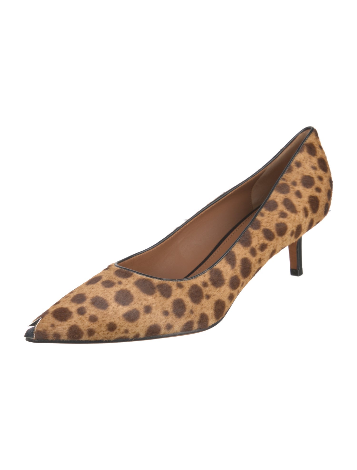 Givenchy Ponyhair Animal Print Pumps