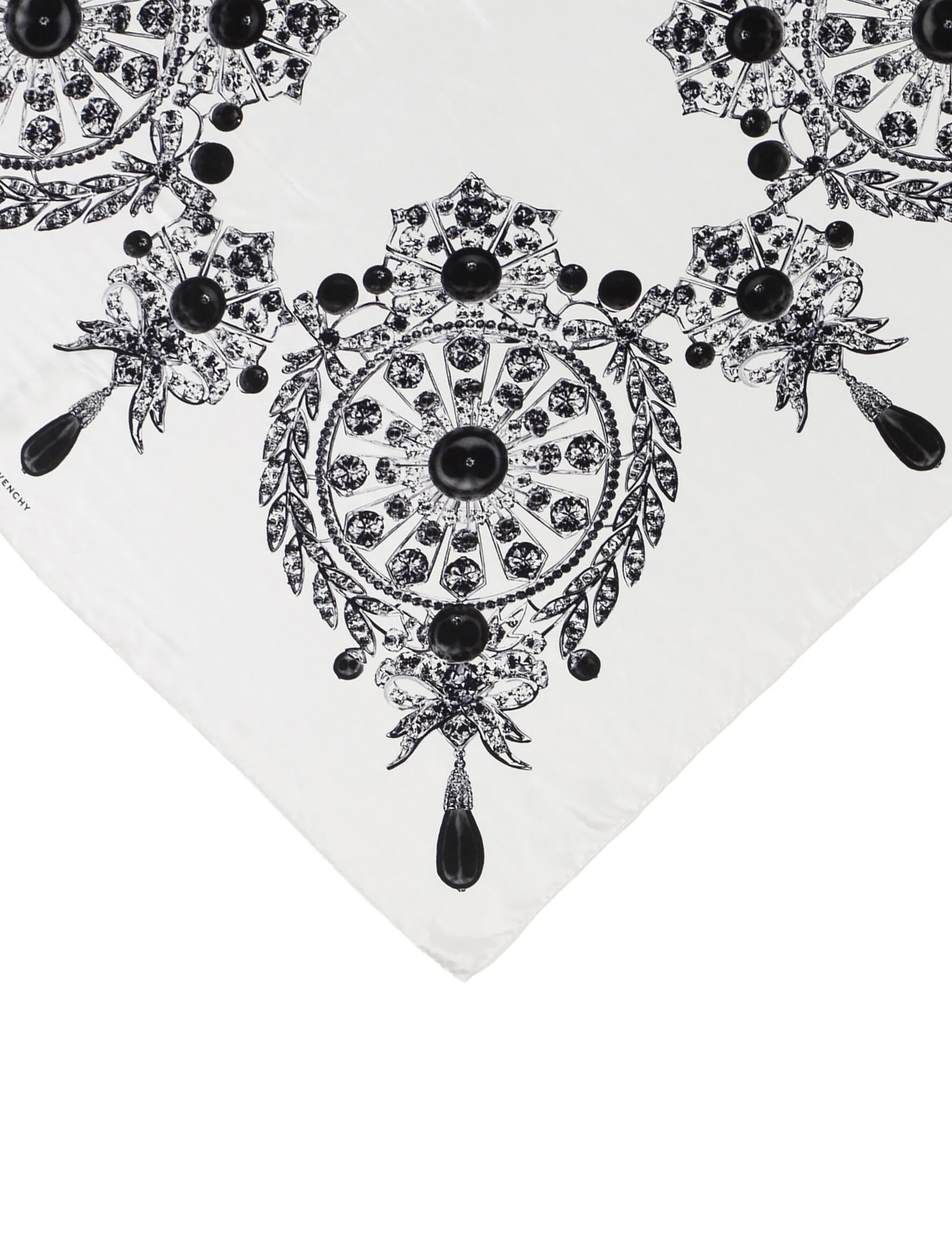 Givenchy Silk Printed Scarf