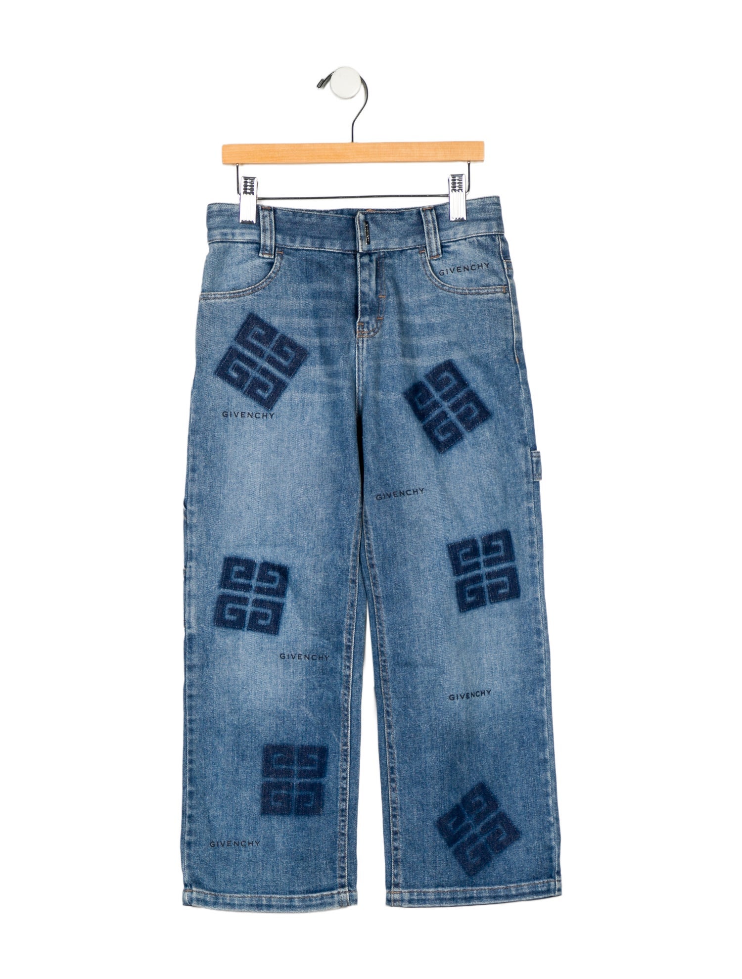 Givenchy Boys' Logo Cargo Jeans