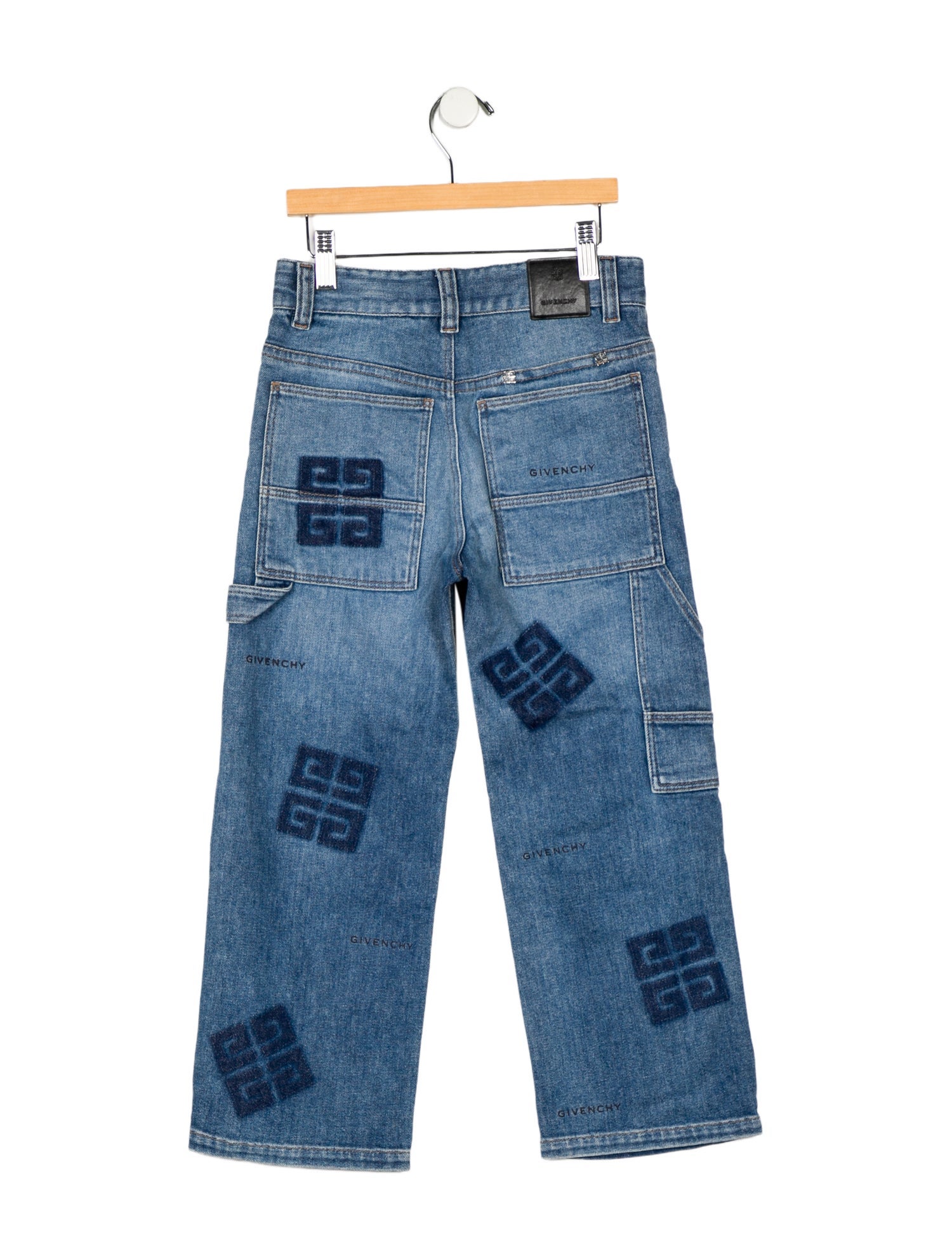 Givenchy Boys' Logo Cargo Jeans
