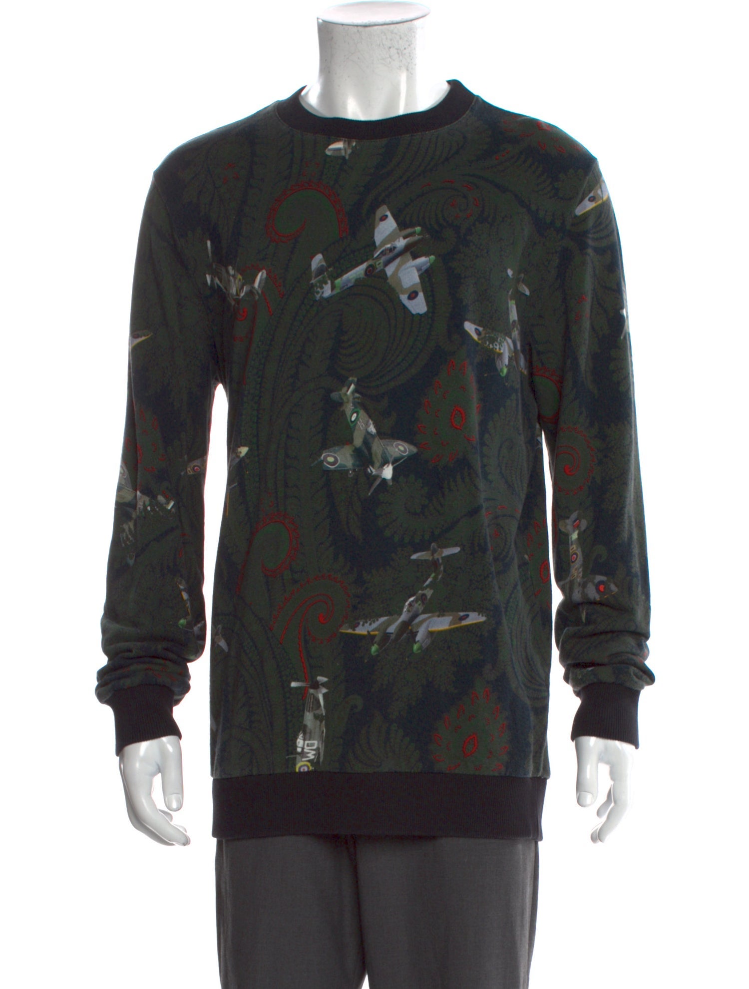 Givenchy Graphic Print Crew Neck Sweatshirt