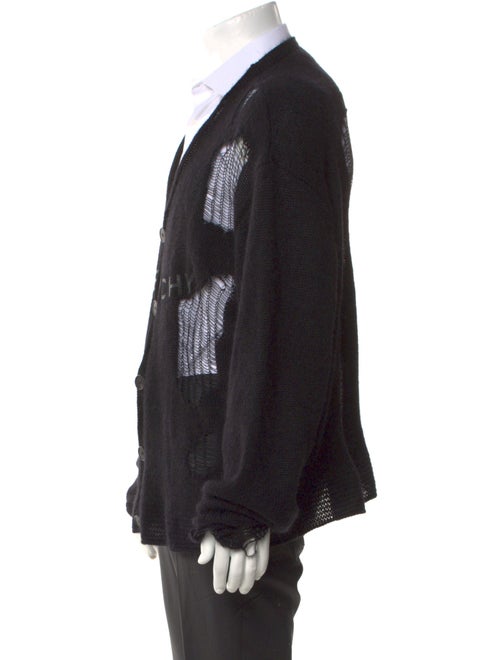 Givenchy Graphic Print V-Neck Cardigan