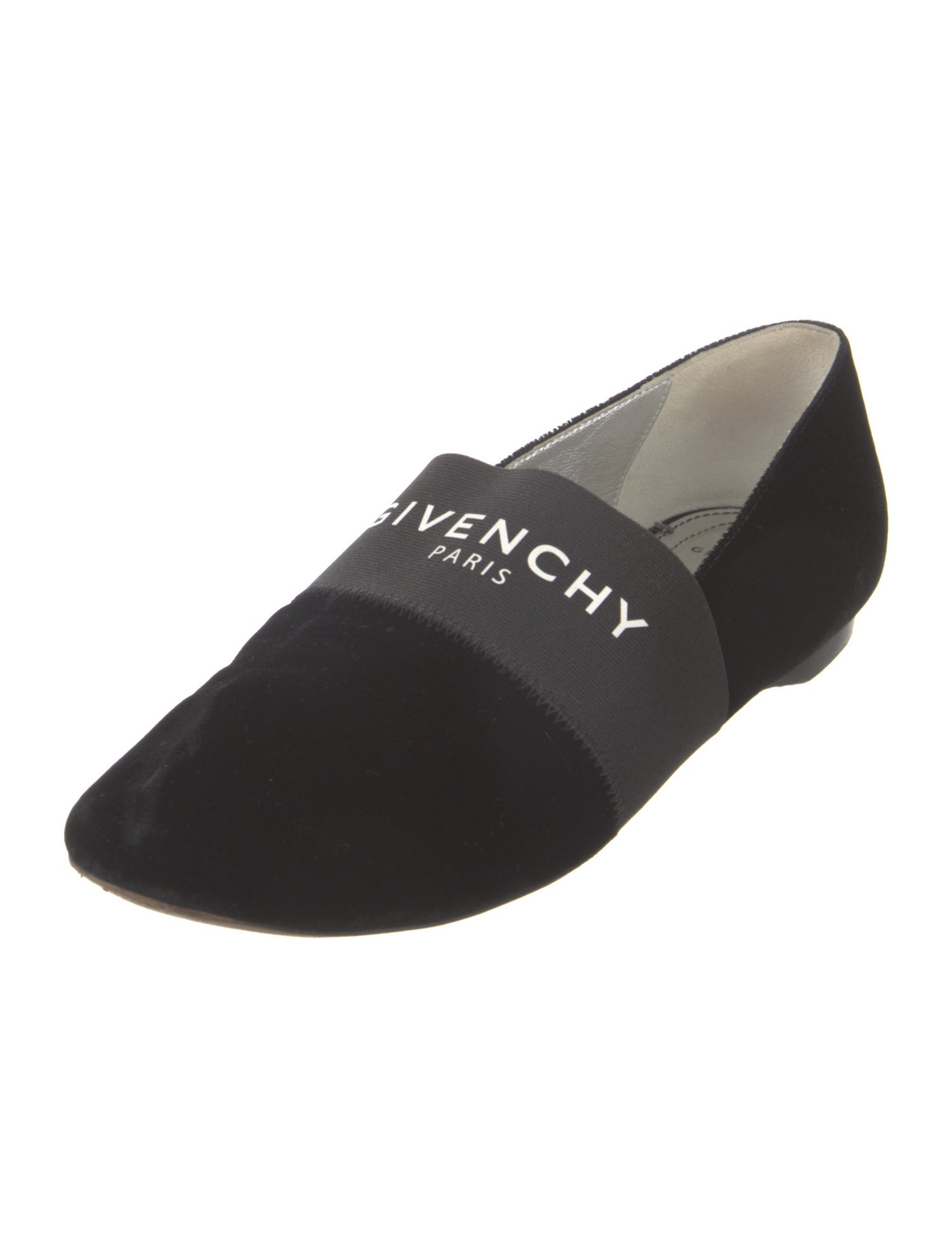 Givenchy Velvet Colorblock Pattern Flats