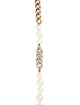 Givenchy Faux Pearl & Crystal Beaded Chain Necklcace
