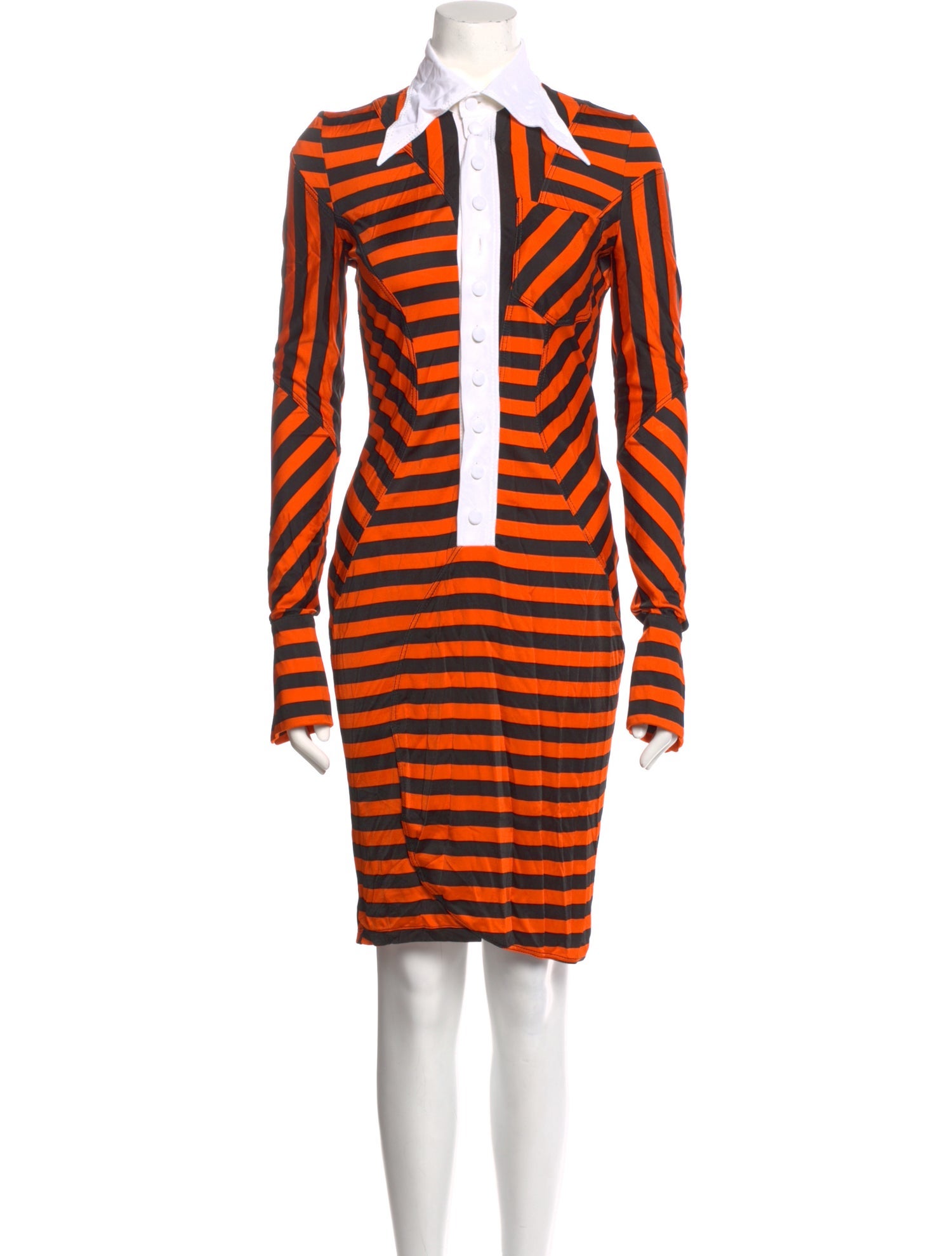 Givenchy Striped Knee-Length Dress w/ Tags