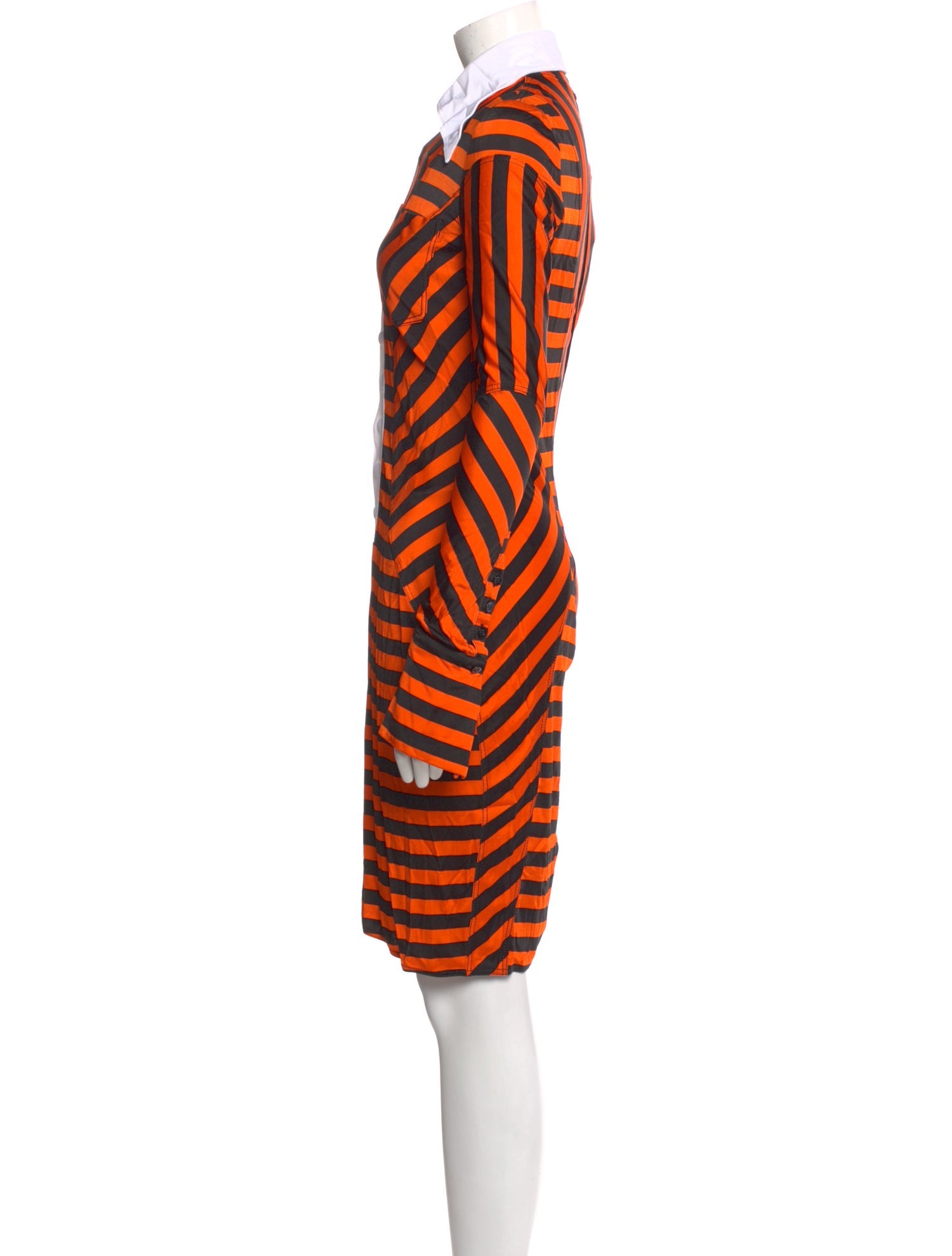Givenchy Striped Knee-Length Dress w/ Tags