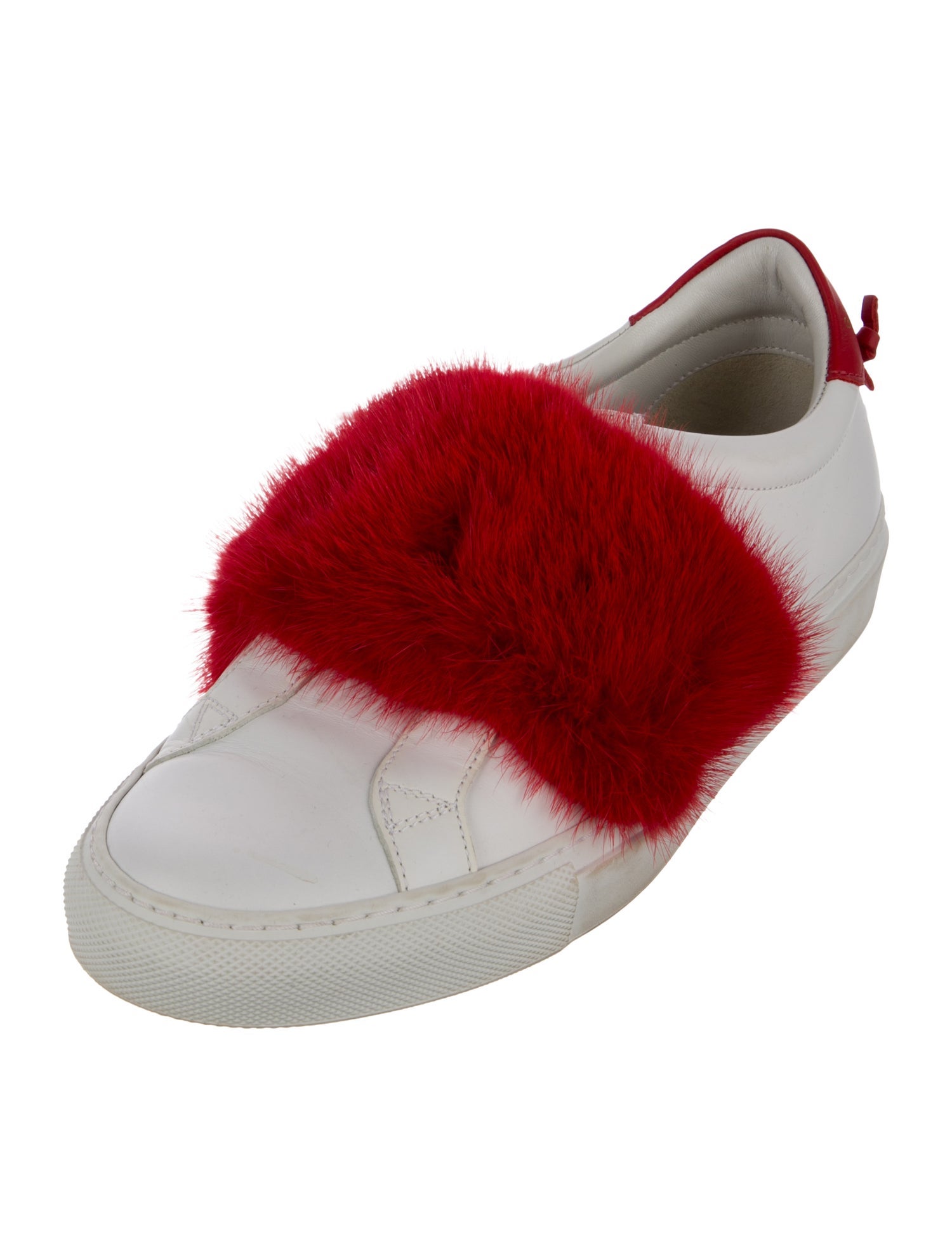 Givenchy Leather Colorblock Pattern Sneakers