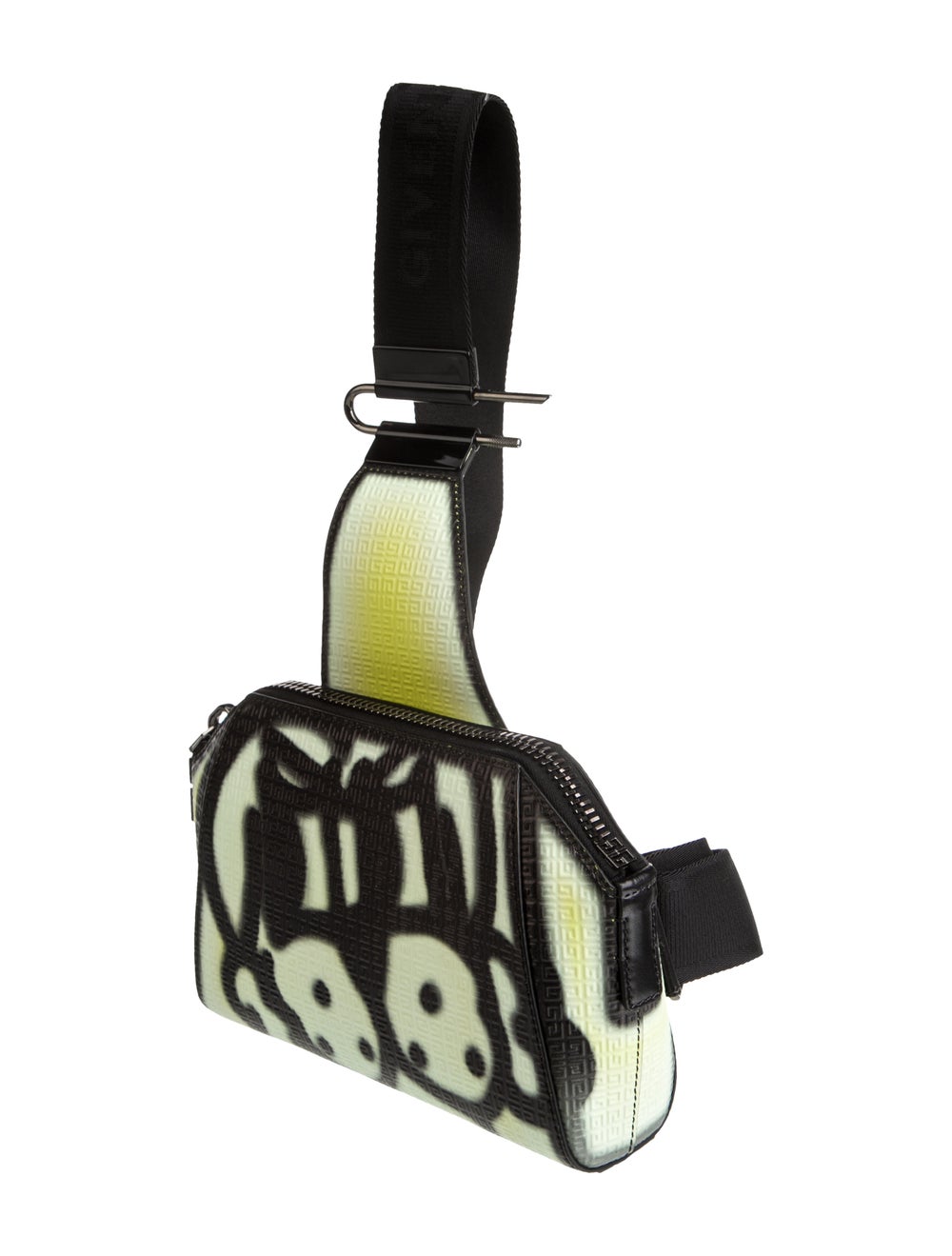 Givenchy Backpack Green Leather Printed Gunmetal … - image 2