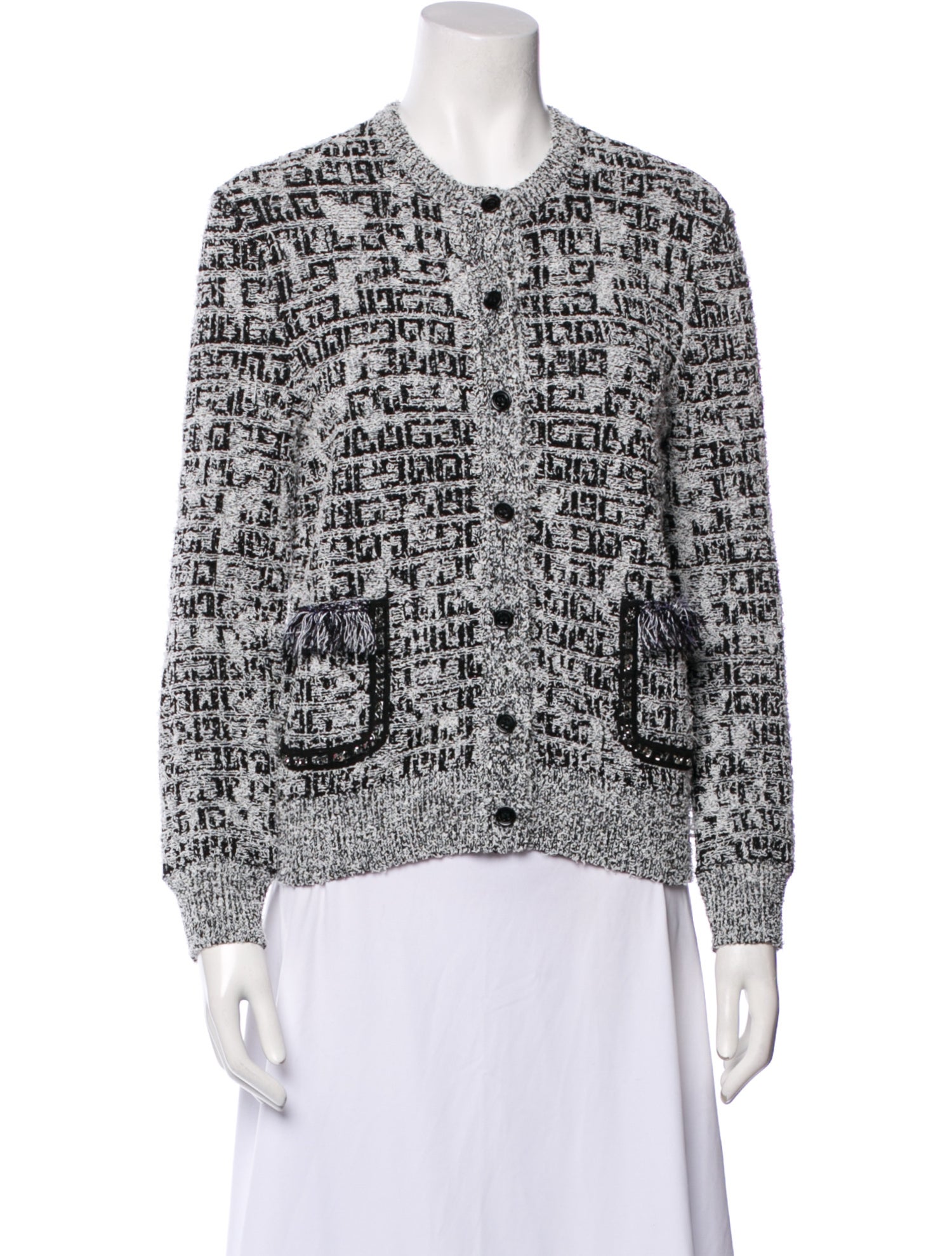 Givenchy Tweed Pattern Jacket