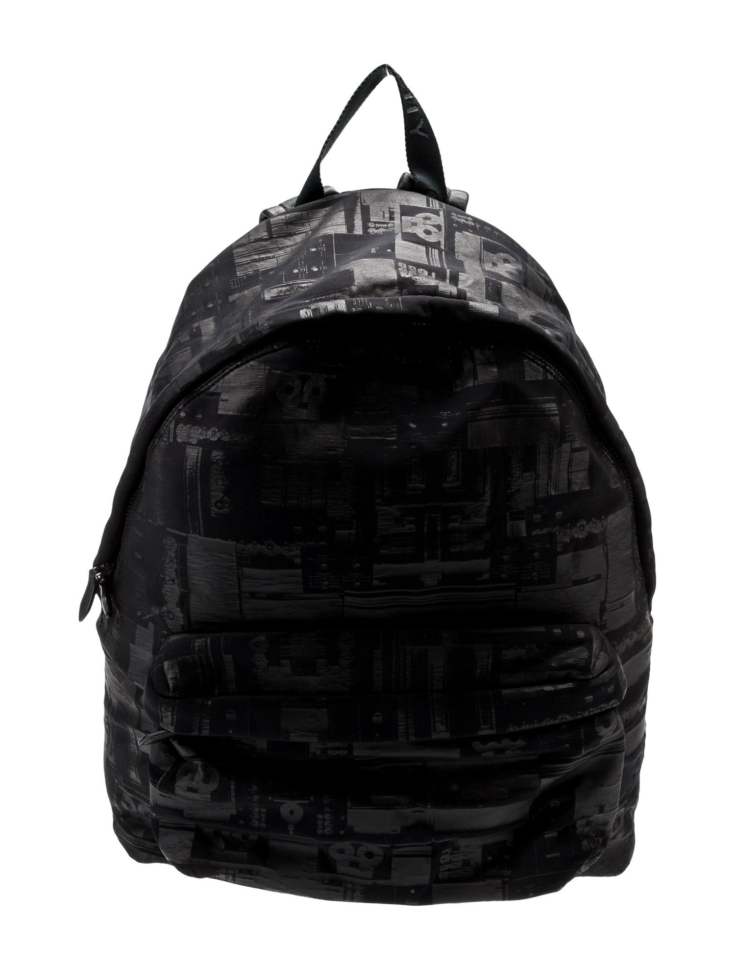 DIOR MEN Leather Maxi Gallop Backpack - Black Backpacks