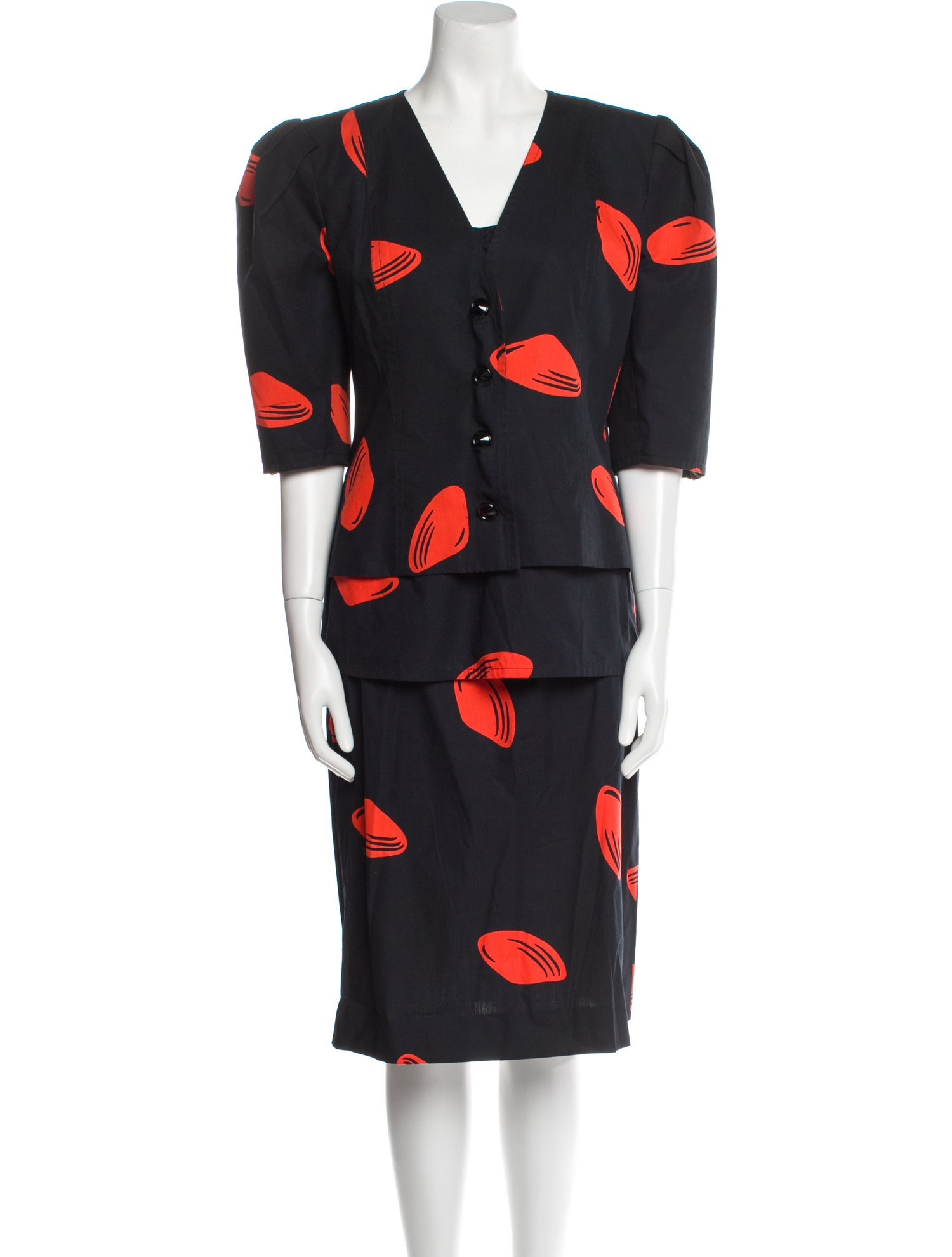 Givenchy Vintage 1980's Skirt Suit